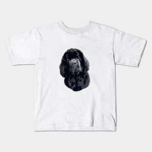 Newfoundland Cute Head Tilt Kids T-Shirt